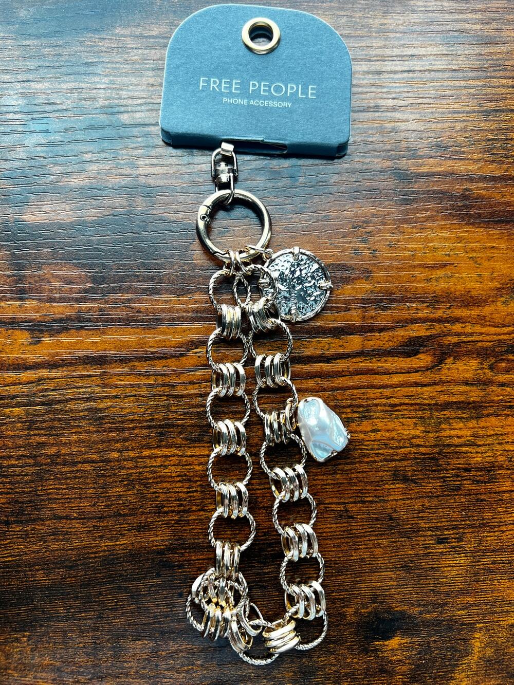 NWT Free People Charmed Phone Wristlet